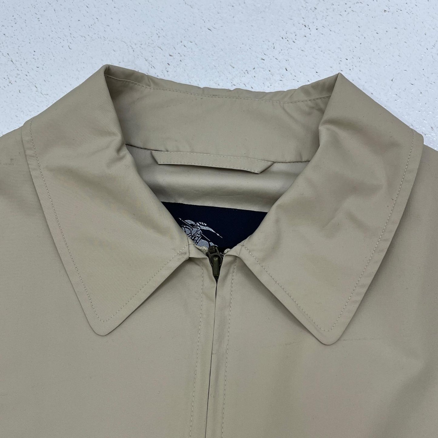 【中古】BURBERRY LONDON | バーバリーロンドン nylon zip up jacket ナイロンジャケット ベージュ サイズ：L【加古川店】