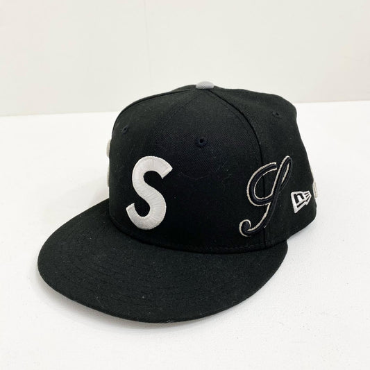 SUPREME シュプリーム Multi S Logo キャップ NEW ERA ブラック 61.5 G2712042024