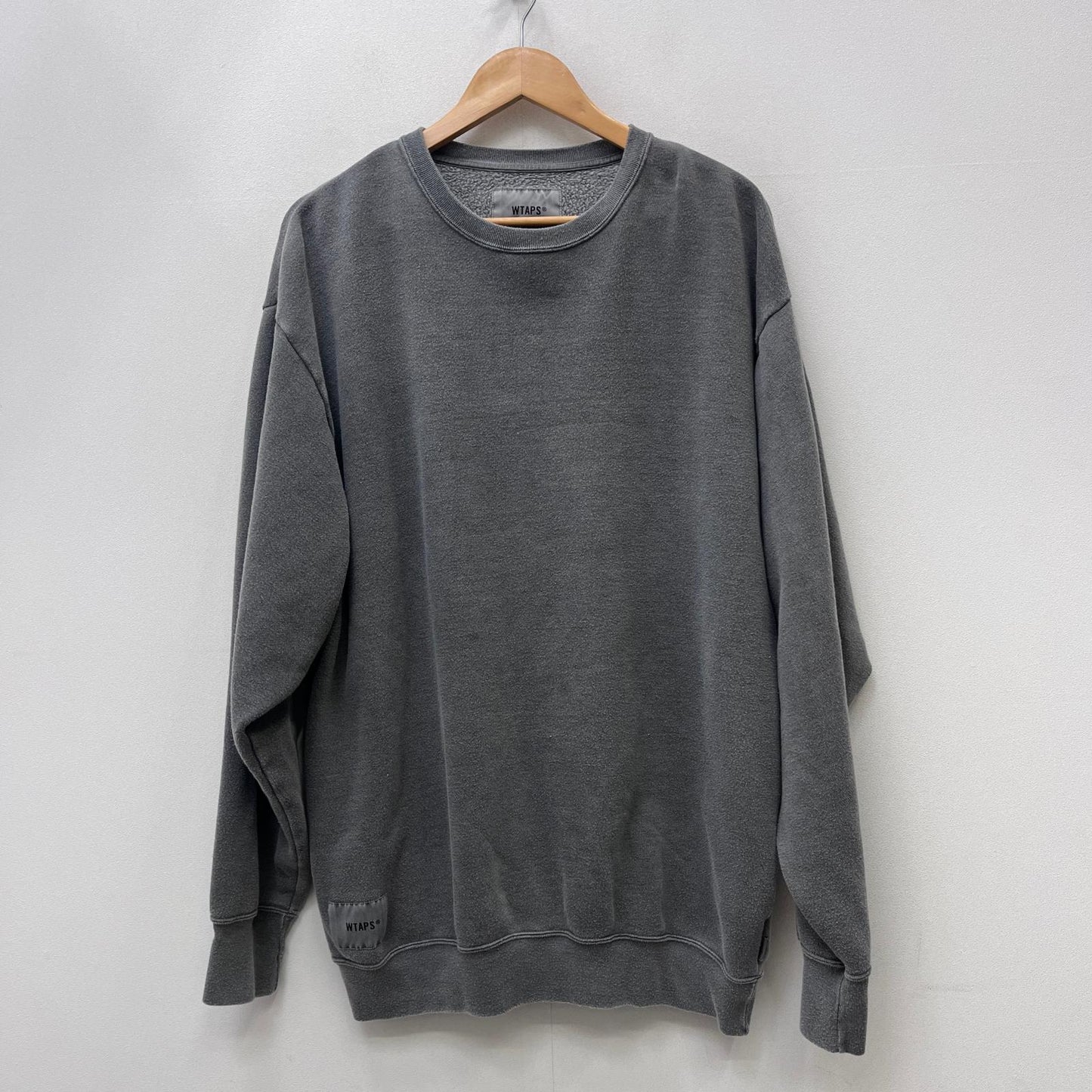 【中古】W)TAPS | ダブルタップス SIGN-OD SWEATER CTPL スウェット 252ATDT-CSM03 グレー サイズ：4【加古川店】