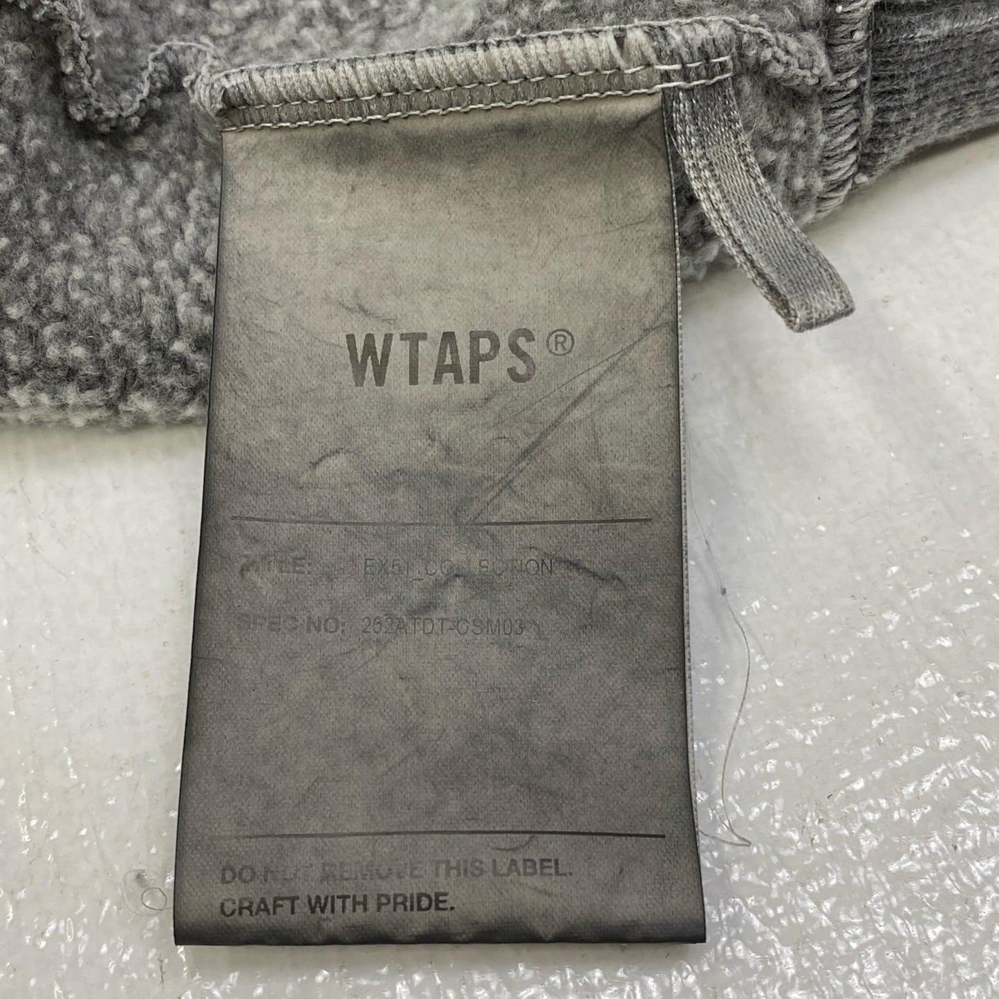 【中古】W)TAPS | ダブルタップス SIGN-OD SWEATER CTPL スウェット 252ATDT-CSM03 グレー サイズ：4【加古川店】