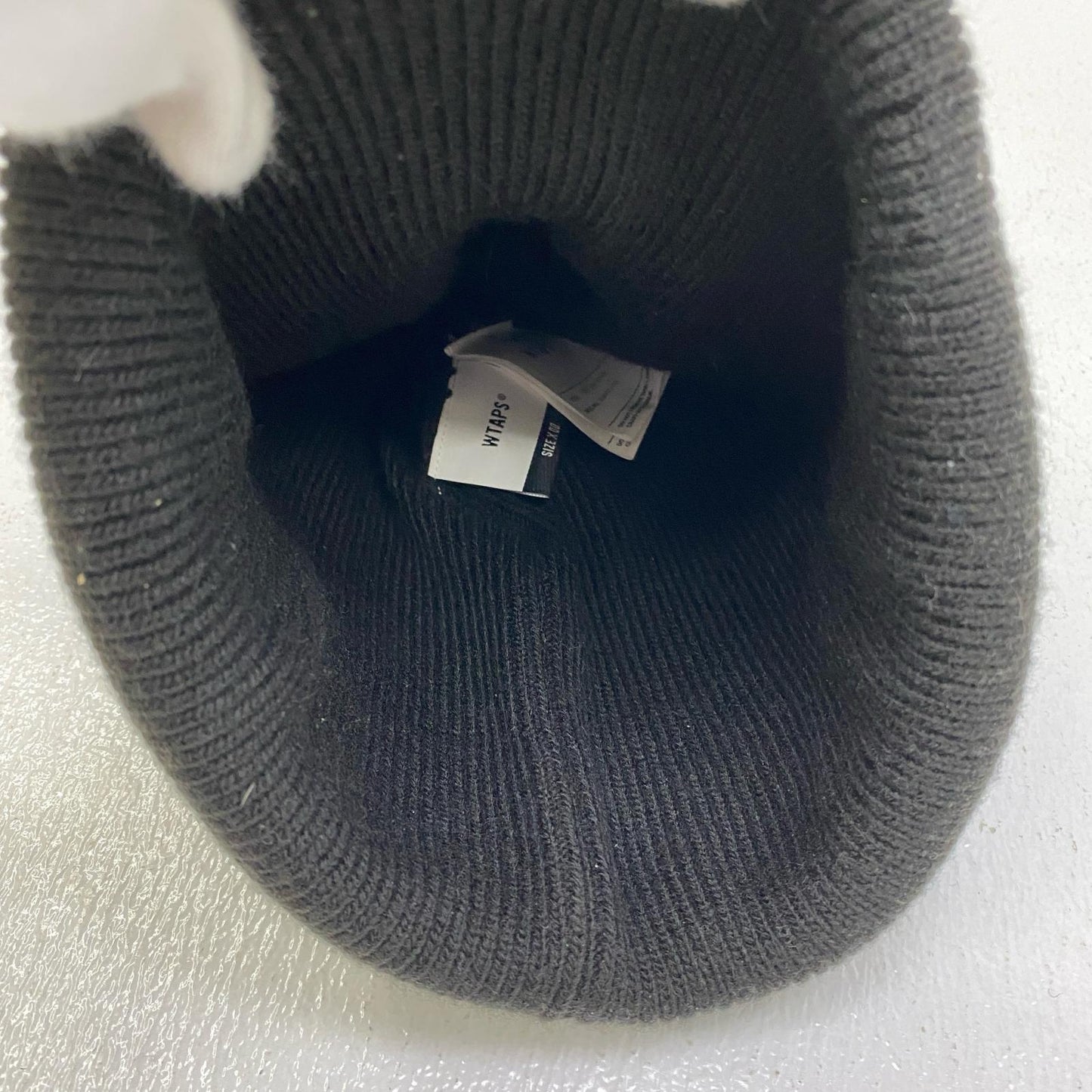 【中古】W)TAPS | ダブルタップス FGZ BEANIE ALNY ニットキャップ 252MADT-HT02 ブラック【加古川店】