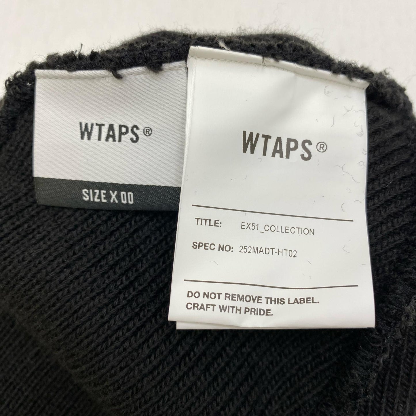 【中古】W)TAPS | ダブルタップス FGZ BEANIE ALNY ニットキャップ 252MADT-HT02 ブラック【加古川店】