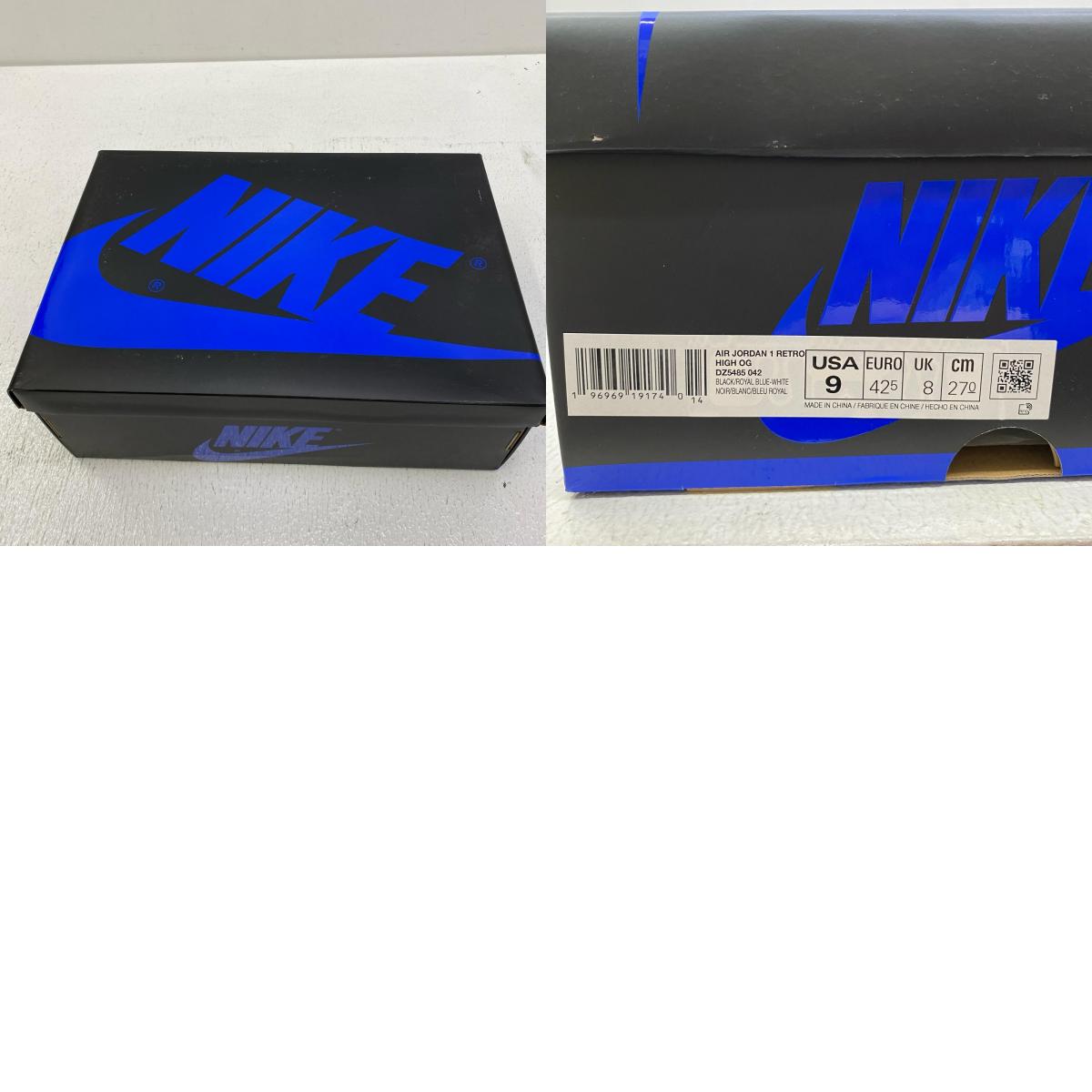 【中古】NIKE | ナイキ Air Jordan 1 Retro High OG スニーカー DZ5485-042 ブルー【加古川店】