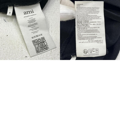 【中古】AMI | アミ ｵｰｶﾞﾆｯｸｺｯﾄﾝ ﾄﾗｯｸﾊﾟﾝﾂ パンツ UTR204-747 ブラック サイズ：S【加古川店】