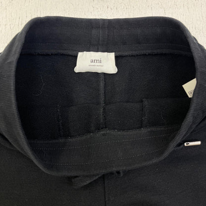 【中古】AMI | アミ ｵｰｶﾞﾆｯｸｺｯﾄﾝ ﾄﾗｯｸﾊﾟﾝﾂ パンツ UTR204-747 ブラック サイズ：S【加古川店】
