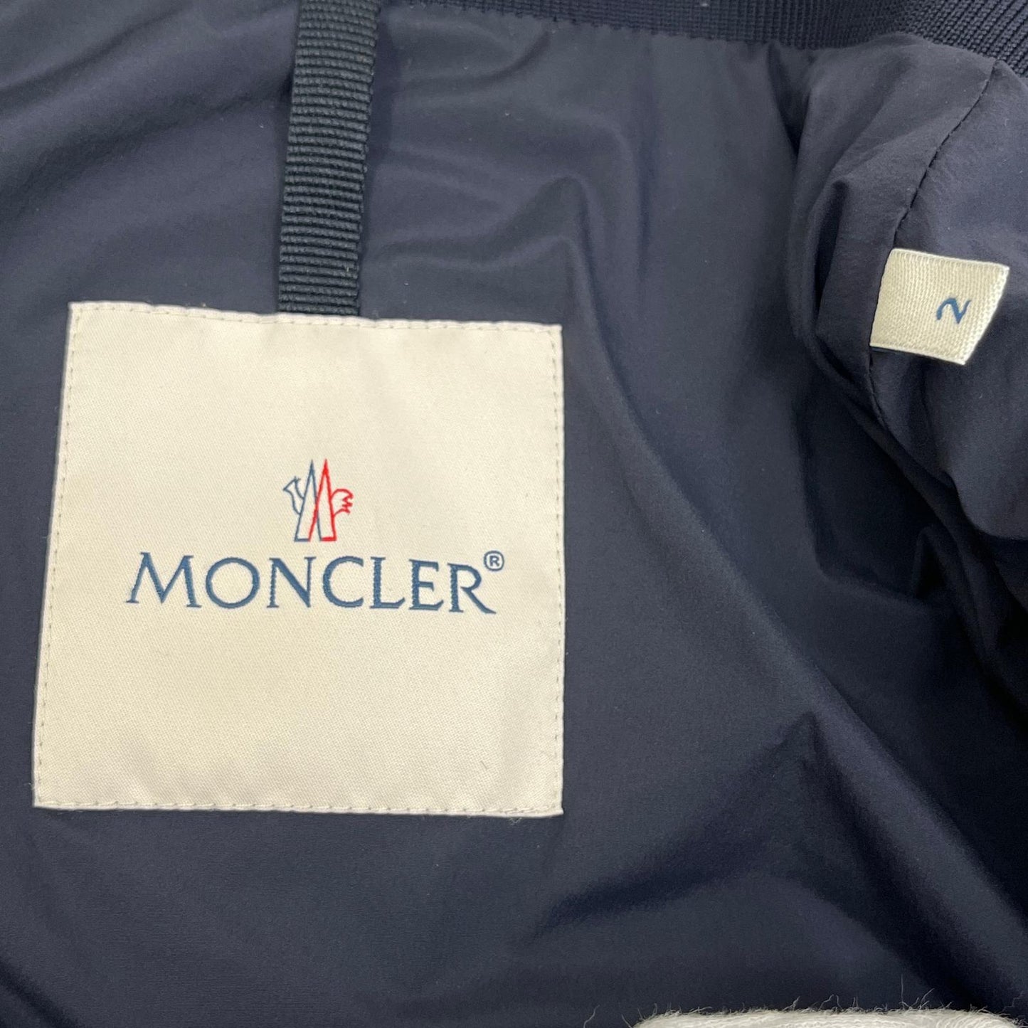 【中古】MONCLER | モンクレール BORELY 国内正規品 ダウンジャケット F10911A50300 53132 ダークネイビー サイズ：2【加古川店】