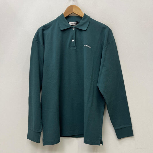 【中古】Miu Miu | ミュウ ミュウ Cotton Piqu Polo Shirt ポロシャツ MJL019 サイズ：XS【加古川店】