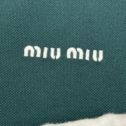 【中古】Miu Miu | ミュウ ミュウ Cotton Piqu Polo Shirt ポロシャツ MJL019 サイズ：XS【加古川店】