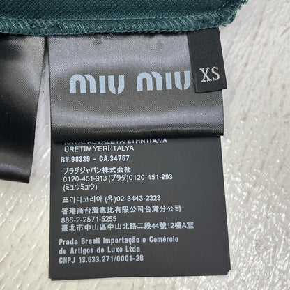【中古】Miu Miu | ミュウ ミュウ Cotton Piqu Polo Shirt ポロシャツ MJL019 サイズ：XS【加古川店】