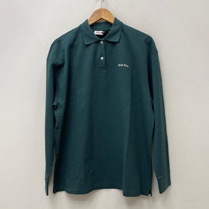 【中古】Miu Miu | ミュウ ミュウ Cotton Piqu Polo Shirt ポロシャツ MJL019 サイズ：S【加古川店】