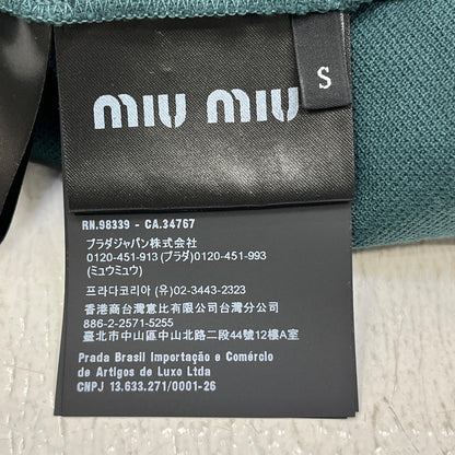 【中古】Miu Miu | ミュウ ミュウ Cotton Piqu Polo Shirt ポロシャツ MJL019 サイズ：S【加古川店】