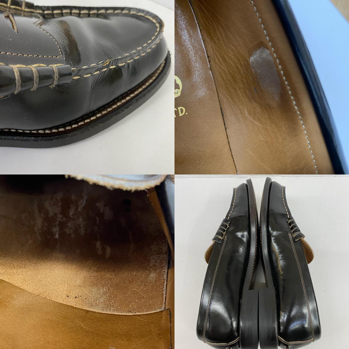 【中古】GLAD HAND | グラッドハンド xREGAL coin loafer ローファー 629 ブラック【加古川店】