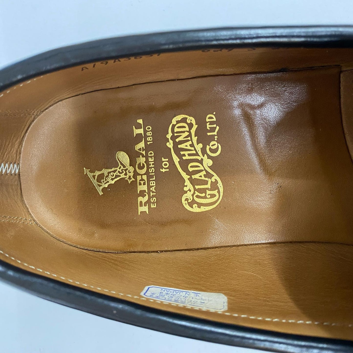 【中古】GLAD HAND | グラッドハンド xREGAL coin loafer ローファー 629 ブラック【加古川店】