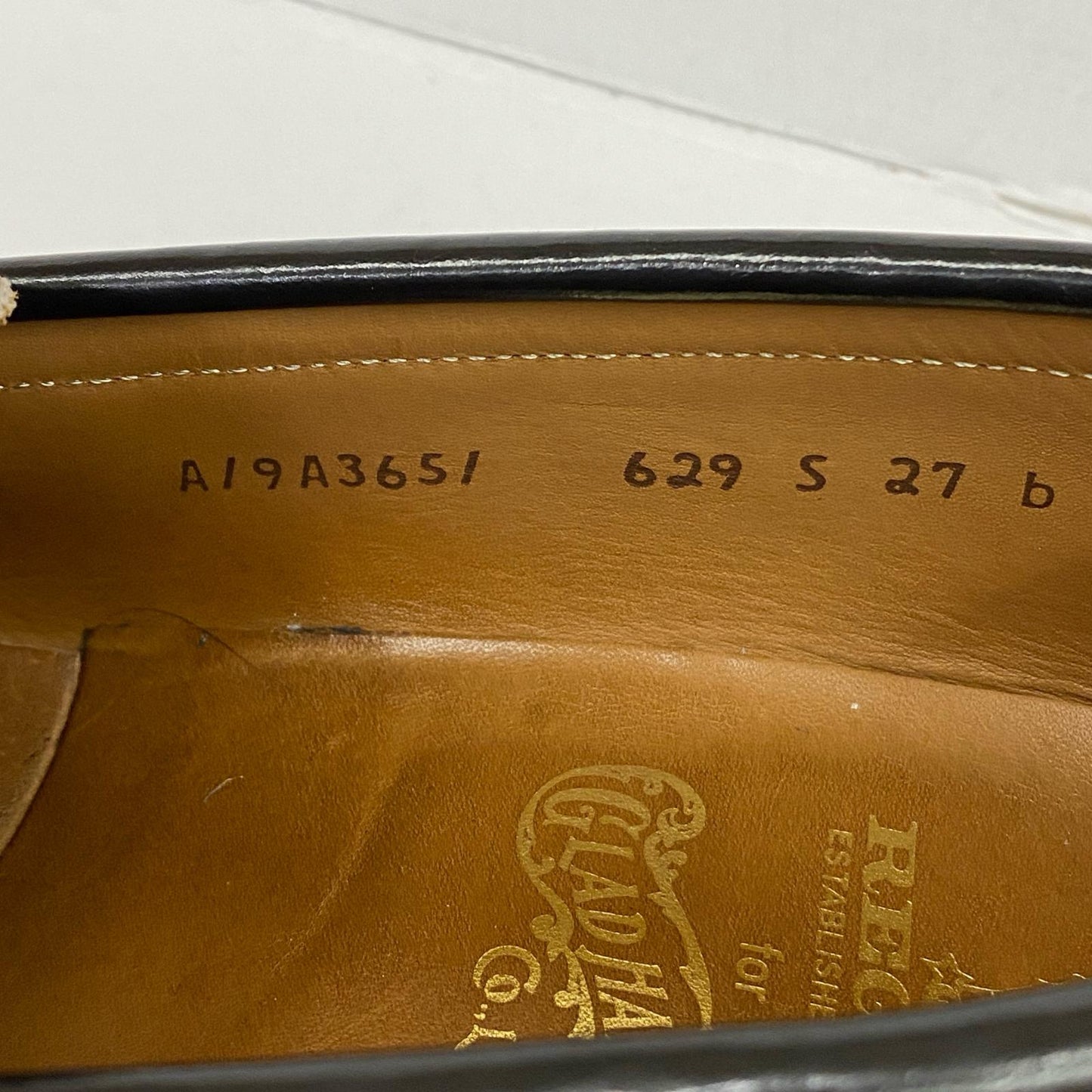 【中古】GLAD HAND | グラッドハンド xREGAL coin loafer ローファー 629 ブラック【加古川店】