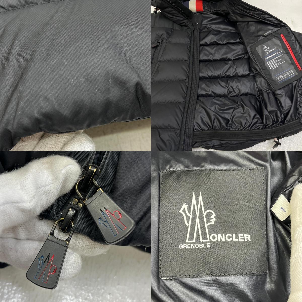 【中古】MONCLER GRENOBLE | モンクレールグルノーブル CAMURAC ダウンジャケット E20974192885-53864 ブラック サイズ：1【加古川店】
