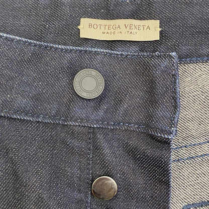 【中古】BOTTEGA VENETA | ボッテガヴェネタ バタフライ刺繍 デニムパンツ 323172 インディゴ サイズ：44【加古川店】