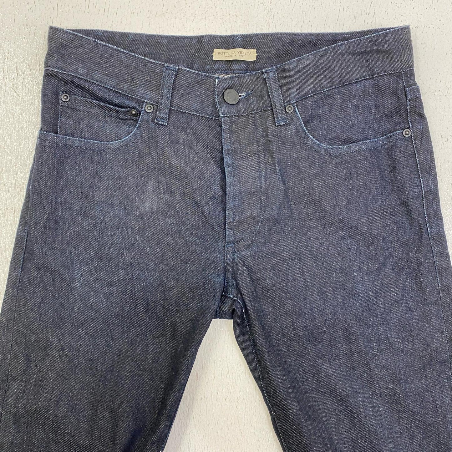 【中古】BOTTEGA VENETA | ボッテガヴェネタ バタフライ刺繍 デニムパンツ 323172 インディゴ サイズ：44【加古川店】
