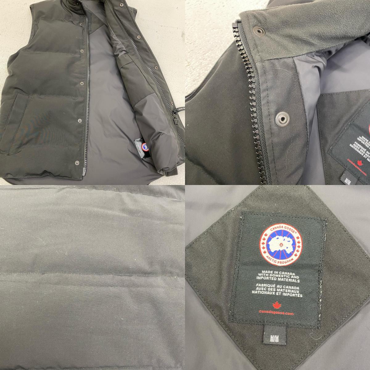【中古】CANADA GOOSE | カナダグース GARSON VEST ｻｻﾞﾋﾞｰﾘｰｸﾞ国内正規 ダウンベスト 4151M ブラック サイズ：M【加古川店】