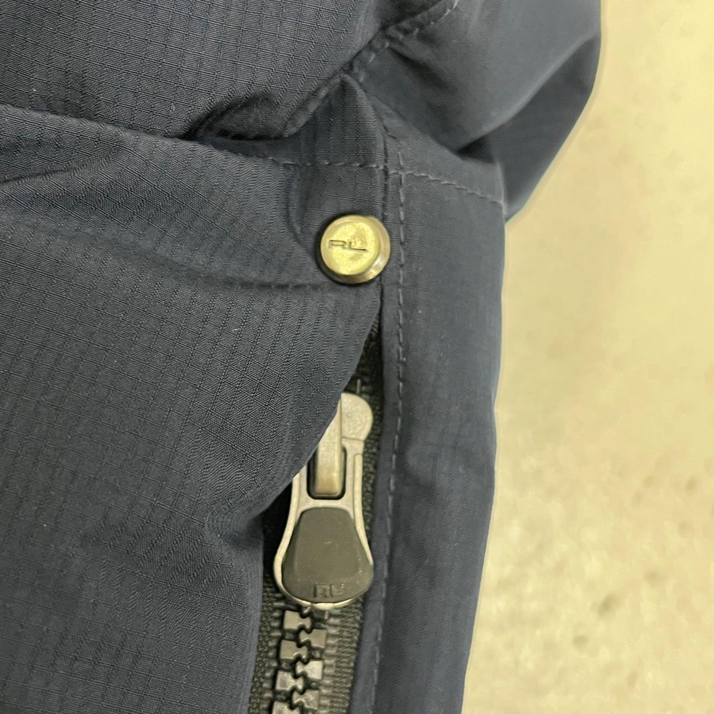 【中古】POLO RALPH LAUREN | ポロ・ラルフローレン QRタグ ダウンベスト JMJL0889 ネイビー サイズ：L【加古川店】