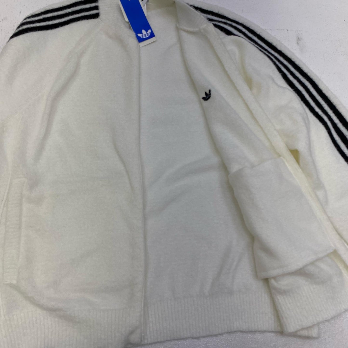 【中古】adidas Originals | アディダスオリジナルス SST トラックトップ ニット ブルゾン KD9397 ホワイト サイズ：XXL【加古川店】