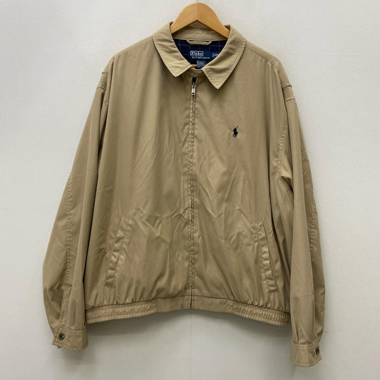 【中古】POLO RALPH LAUREN | ポロ・ラルフローレン スイングトップ ベージュ サイズ：XXL【加古川店】
