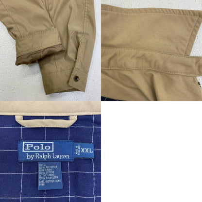 【中古】POLO RALPH LAUREN | ポロ・ラルフローレン スイングトップ ベージュ サイズ：XXL【加古川店】