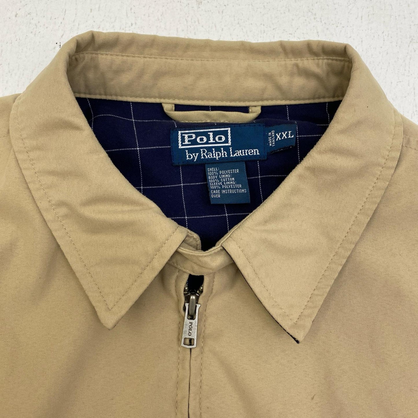 【中古】POLO RALPH LAUREN | ポロ・ラルフローレン スイングトップ ベージュ サイズ：XXL【加古川店】