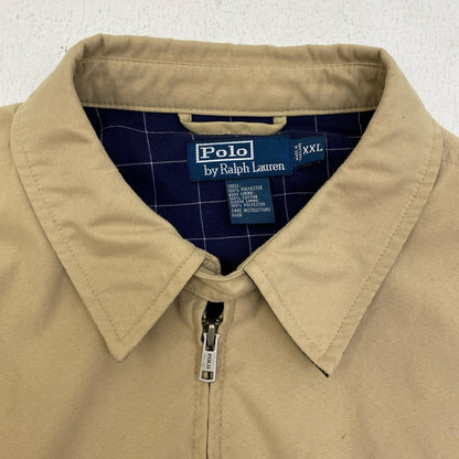 【中古】POLO RALPH LAUREN | ポロ・ラルフローレン スイングトップ ベージュ サイズ：XXL【加古川店】