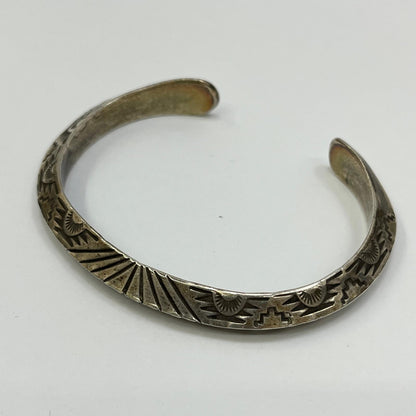 【中古】NAVAJO（ナバホ族） | ナバホゾク WS刻印 Wylie Secatero作 バングル シルバー【加古川店】