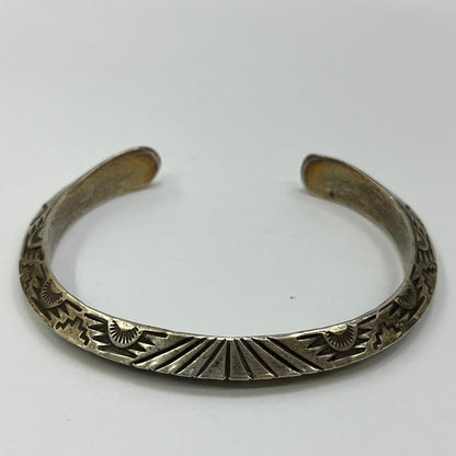 【中古】NAVAJO（ナバホ族） | ナバホゾク WS刻印 Wylie Secatero作 バングル シルバー【加古川店】