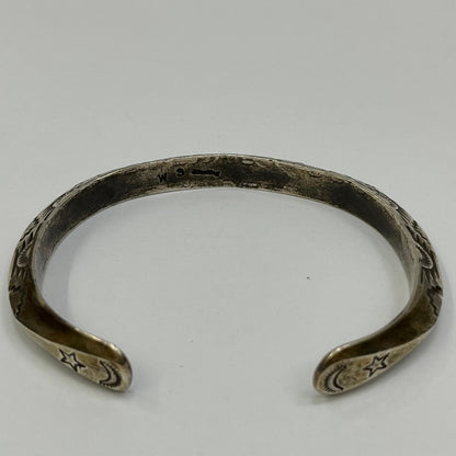 【中古】NAVAJO（ナバホ族） | ナバホゾク WS刻印 Wylie Secatero作 バングル シルバー【加古川店】