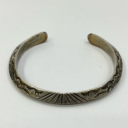 【中古】NAVAJO（ナバホ族） | ナバホゾク WS刻印 Wylie Secatero作 バングル シルバー【加古川店】