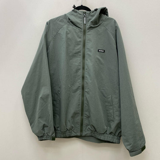 【中古】X-LARGE | エクストララージ RAGLAN HOODED JACKET ナイロンジャケット 101253021004 カーキ サイズ：XL【加古川店】