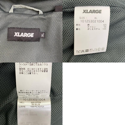 【中古】X-LARGE | エクストララージ RAGLAN HOODED JACKET ナイロンジャケット 101253021004 カーキ サイズ：XL【加古川店】