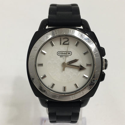 【中古】COACH | コーチ 腕時計 09.7.29.0502 ブラック【加古川店】