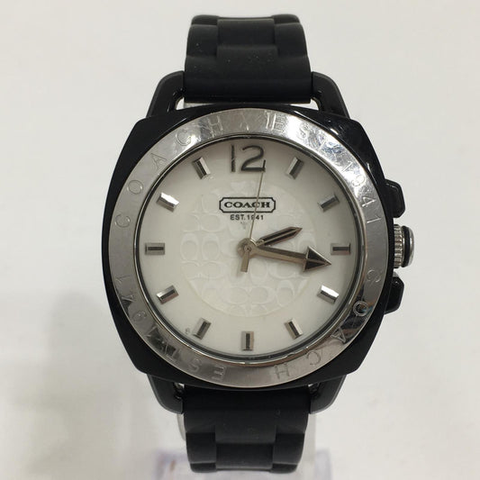 【中古】COACH | コーチ 腕時計 09.7.29.0502 ブラック【加古川店】