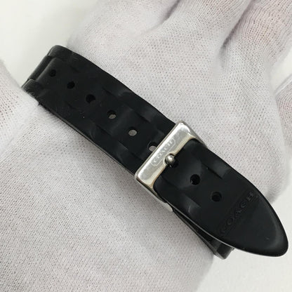 【中古】COACH | コーチ 腕時計 09.7.29.0502 ブラック【加古川店】