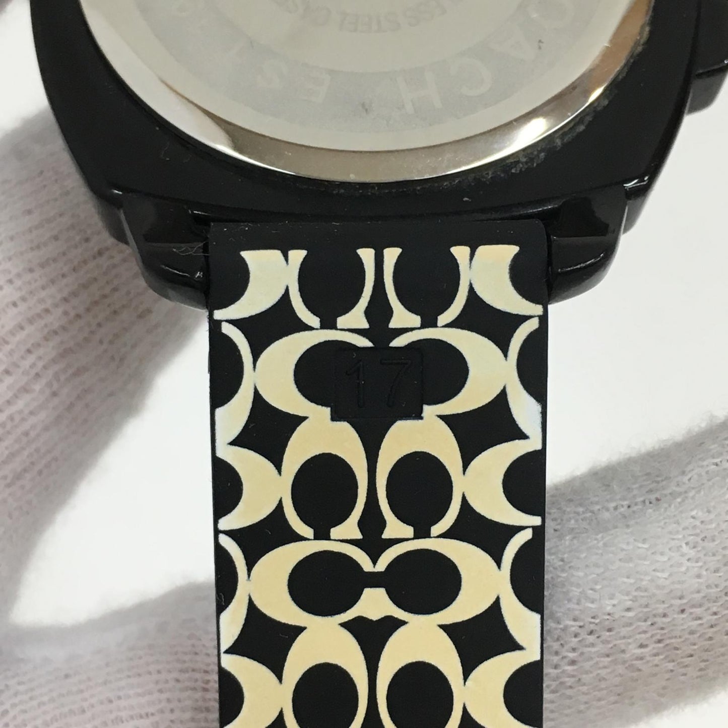 【中古】COACH | コーチ 腕時計 09.7.29.0502 ブラック【加古川店】