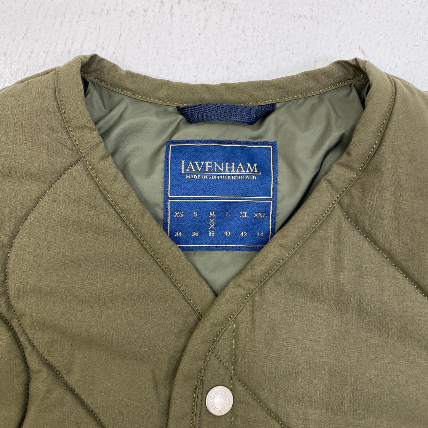 【中古】LAVENHAM | ラベンハム HORSE RUG QUILT LINER JACKET その他アウター LV6024 カーキ サイズ：38【加古川店】