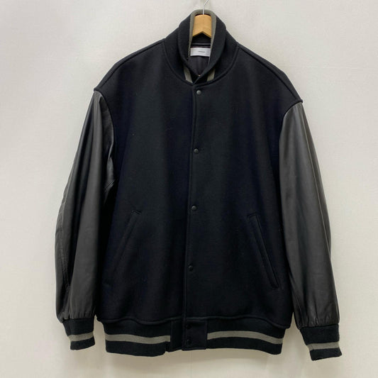 【中古】Graphpaper | グラフペーパー SCALE OFF MELTON STADIUM JACKET スタジャン GM223-30195B ブラック サイズ：2【加古川店】