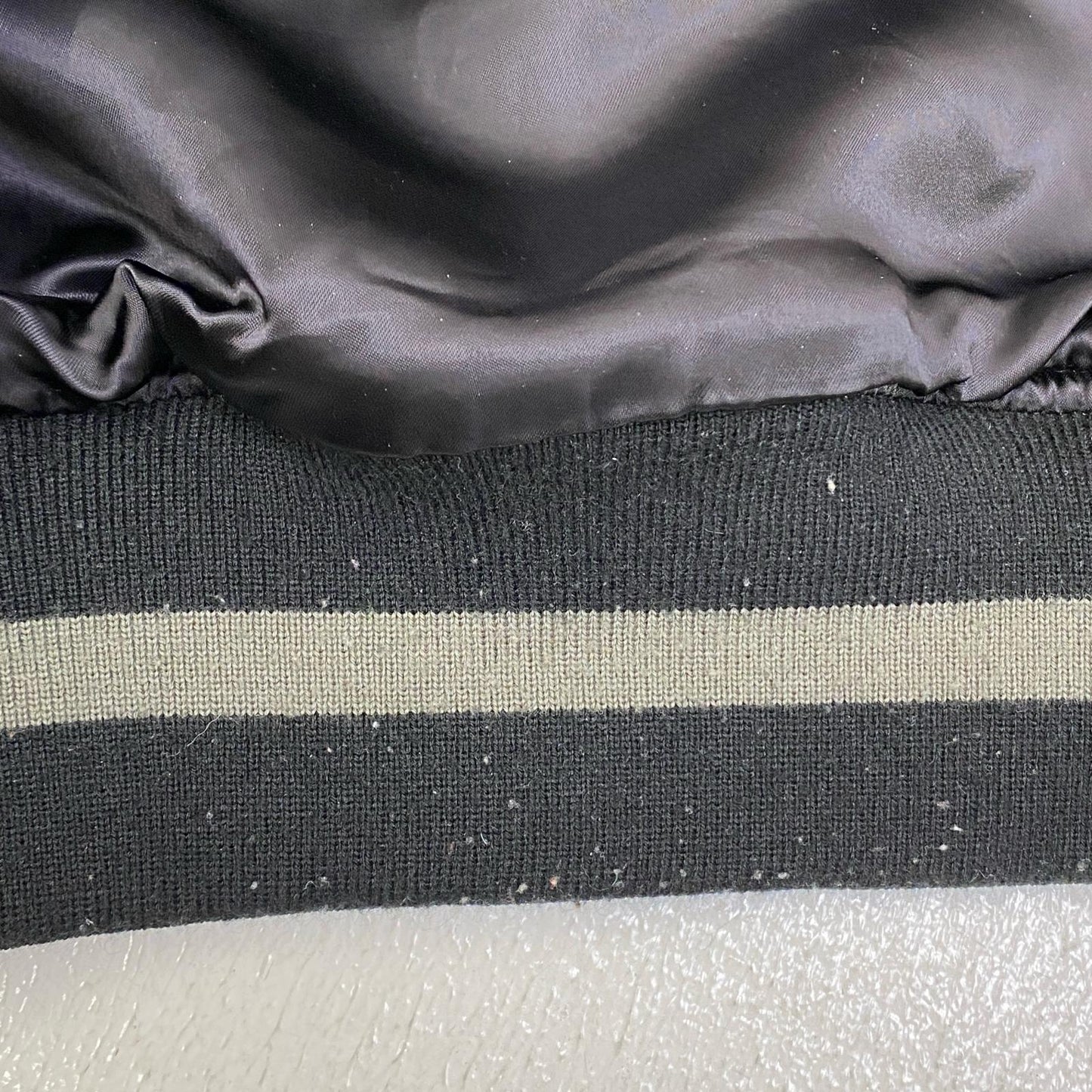 【中古】Graphpaper | グラフペーパー SCALE OFF MELTON STADIUM JACKET スタジャン GM223-30195B ブラック サイズ：2【加古川店】