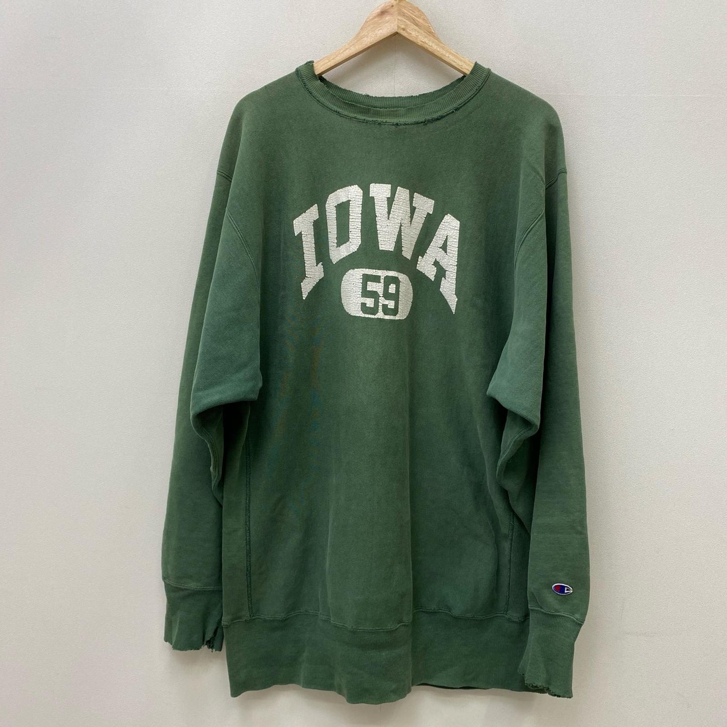 【中古】Champion | チャンピオン IOWA 59 USA製 スウェット グリーン サイズ：XXL【加古川店】