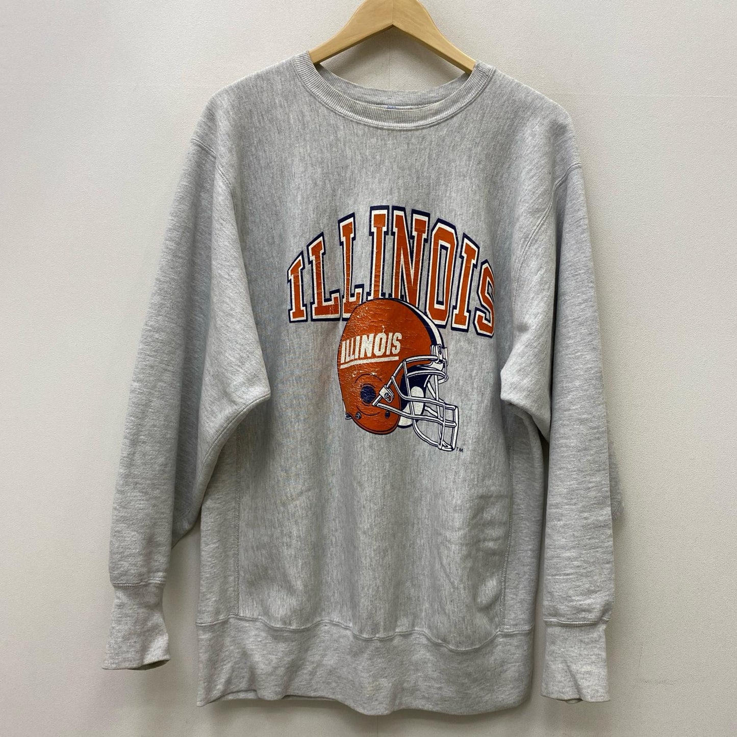 【中古】Champion | チャンピオン ILLINOIS USA製 スウェット ホワイト サイズ：XXL【加古川店】