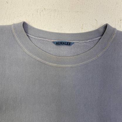 【中古】AURALEE | オーラリー SUPER MILLED SWEAT 日本製 スウェット A20AP025M ブルー サイズ：5【加古川店】