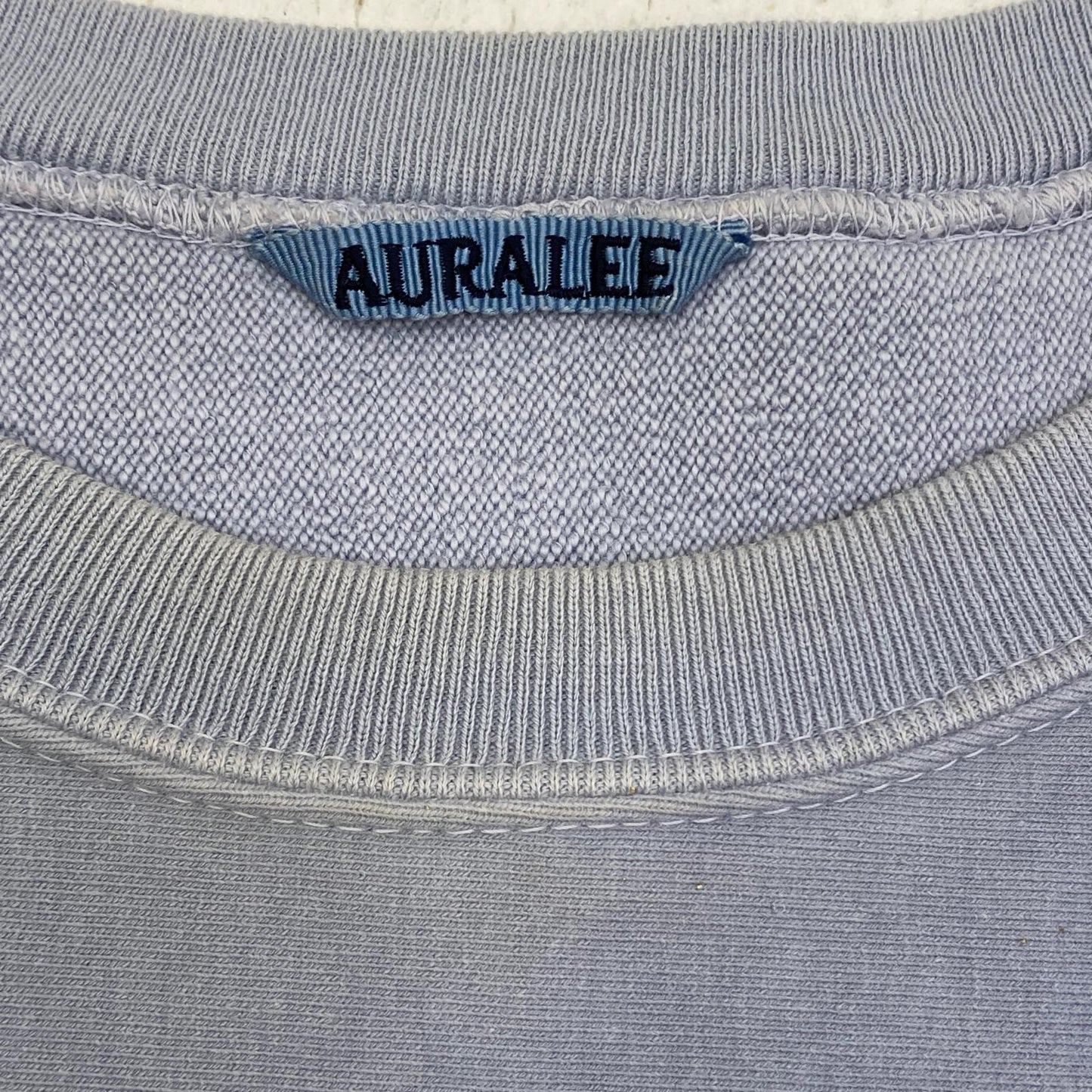 【中古】AURALEE | オーラリー SUPER MILLED SWEAT 日本製 スウェット A20AP025M ブルー サイズ：5【加古川店】