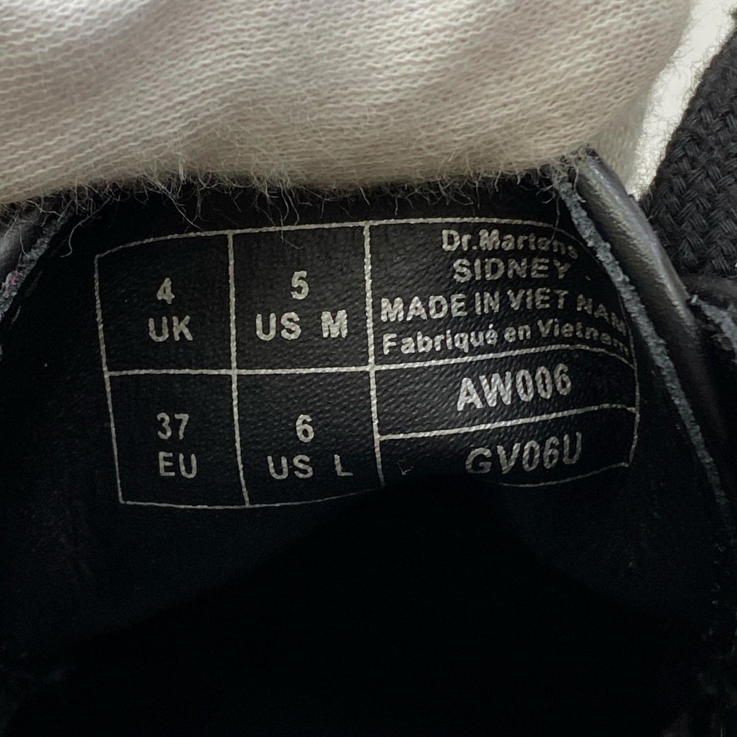 【中古】Dr.Martens | ドクターマーチン SIDNEY スニーカー 24994001 ブラック 23cm【加古川店】