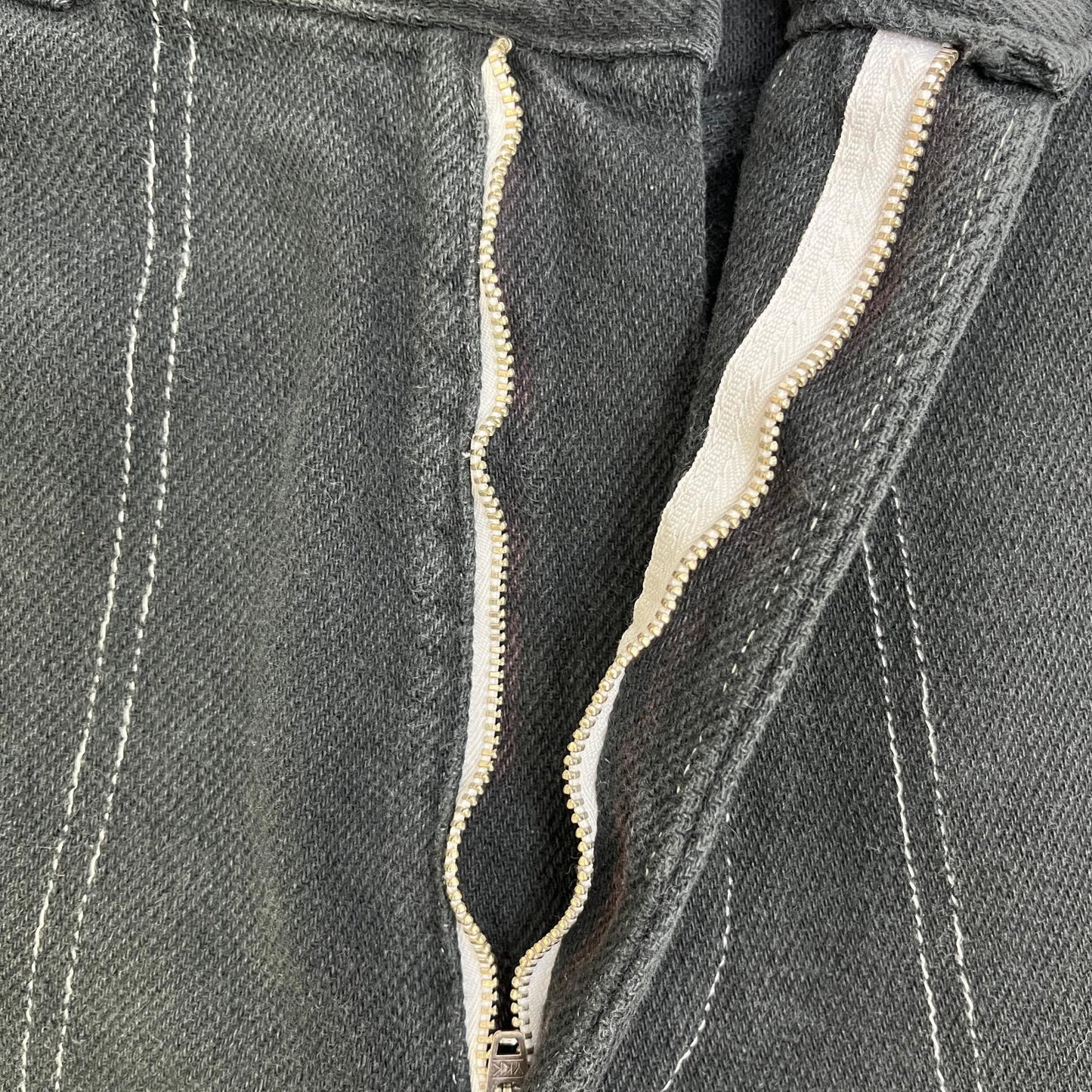 【中古】 ダブルニー デニムパンツ ブラック サイズ：M【加古川店】