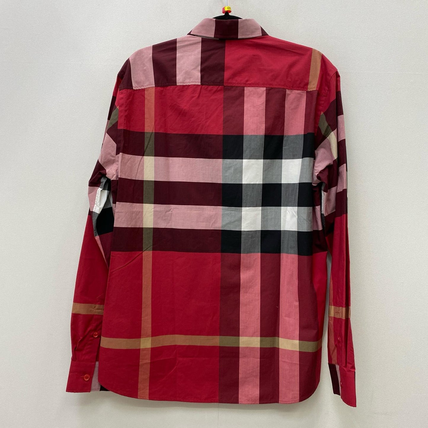 【中古】BURBERRY London England | バーバリーロンドンイングランド Parade Red Check 長袖シャツ 8019879 サイズ：L【加古川店】
