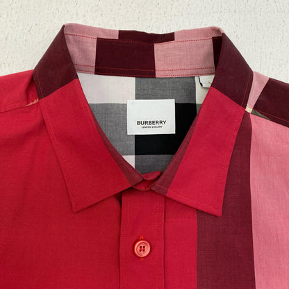 【中古】BURBERRY London England | バーバリーロンドンイングランド Parade Red Check 長袖シャツ 8019879 サイズ：L【加古川店】