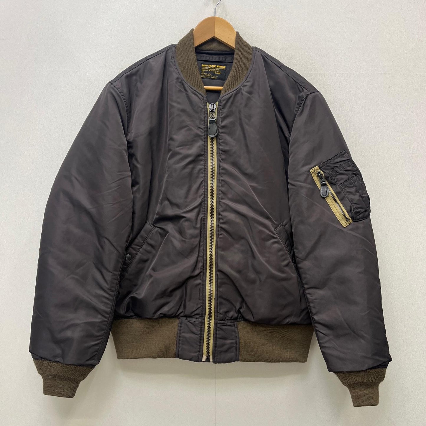 【中古】AVIREX | アヴィレックス MA-1 MODIFIED COLOR:VINTAGE LINE ミリタリージャケット 783-5952023 ブラック サイズ：XL【加古川店】